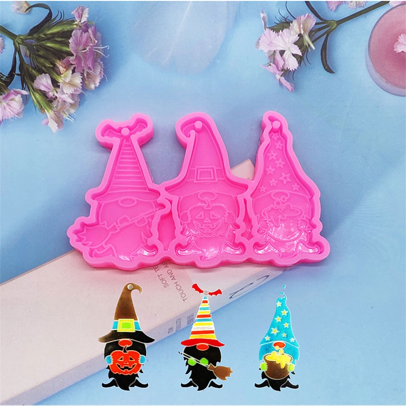 Zzz Cetakan Kue Tema Halloween 3D Bahan Silikon