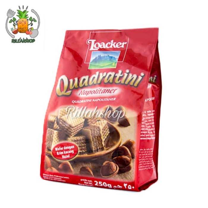 

Loacker Wafer Quadratini Napolitaner 250g