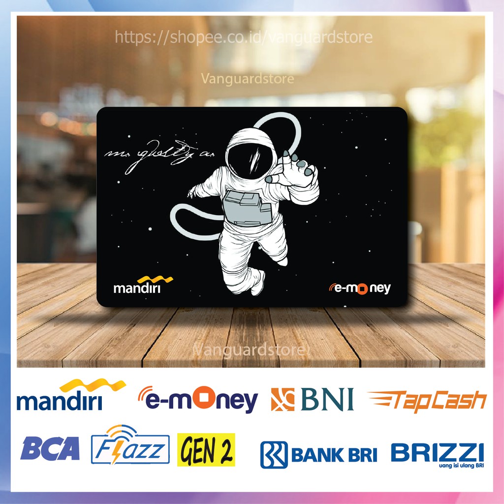 KARTU E MONEY E TOLL ASTRONOT LUAR ANGKASA KUMPULAN 36 EMONEY MANDIRI FLAZZ BCA TAPCASH BRIZZI BRI