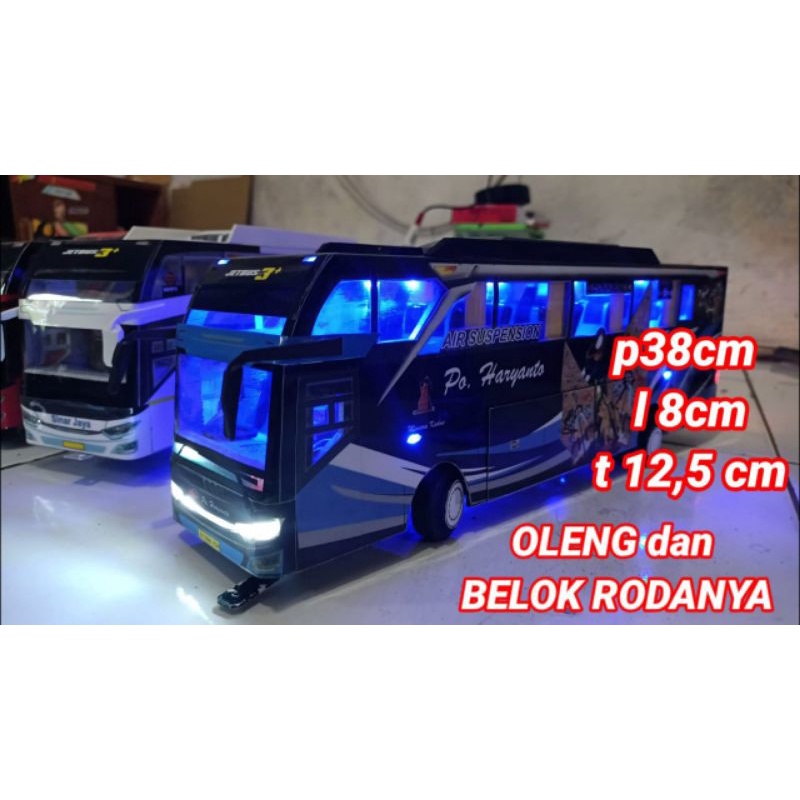 Miniatur Bis Murah Jumbo Oleng Haryanto Wayang