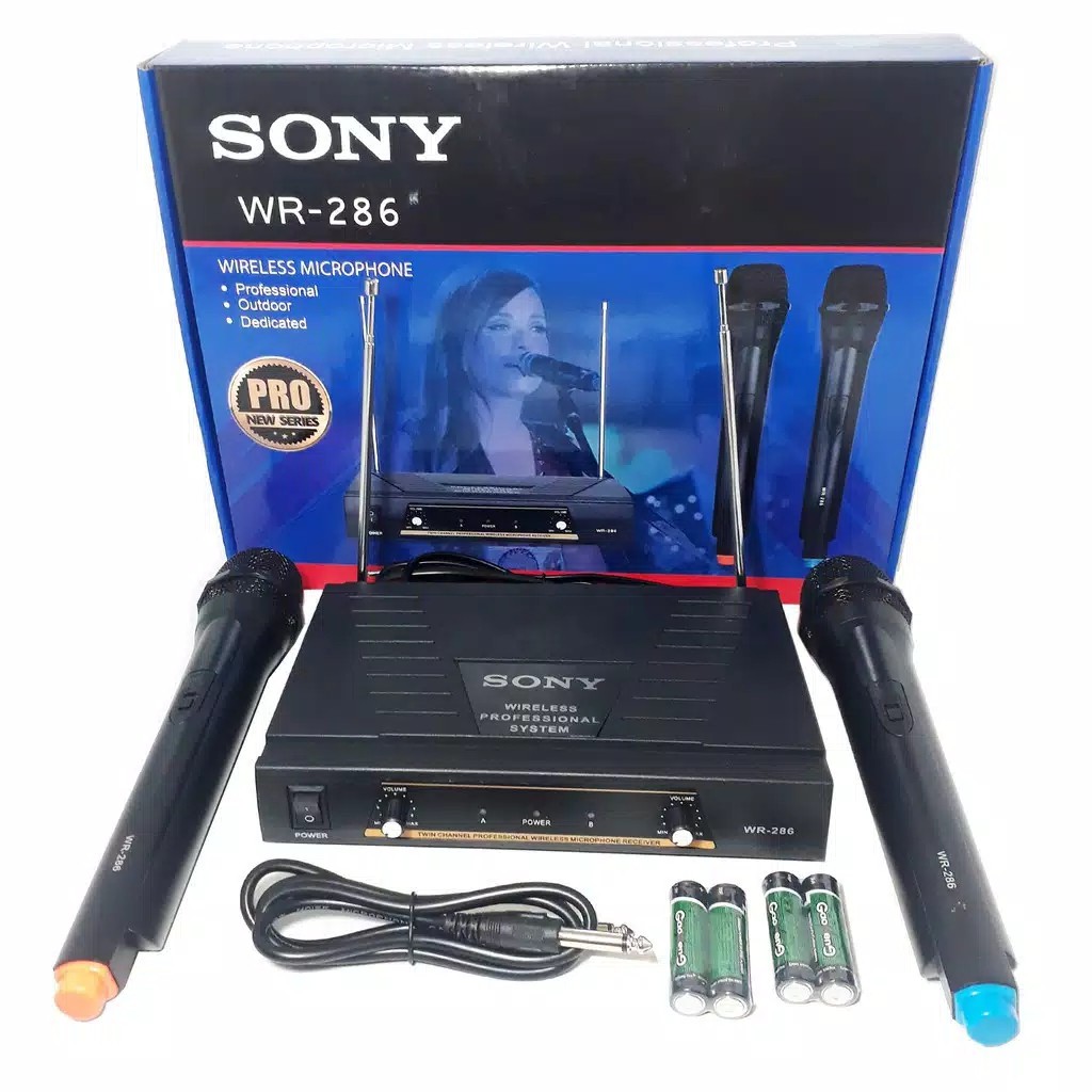 MIC SONY WR 286 / MICROPHONE WIRELESS SONY WR-286 / MIC SONY WR286 HANDHELD