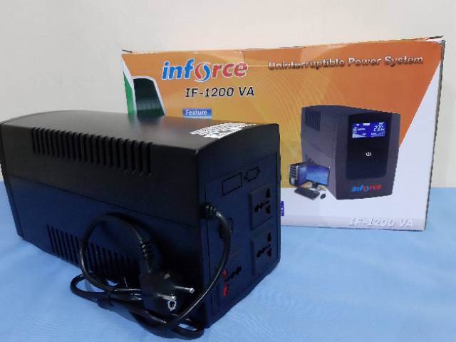 UPS INFORCE 1200WA UPS 1200WA INFORCE WITH DIGITAL DISPLAY - UPS INFORCE 1200 WA STABLIZER - UPS INFORCE IF 1200 WA