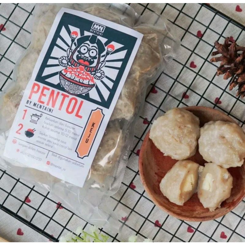 

Frozen Pentol Keju 10 pcs + Sambal