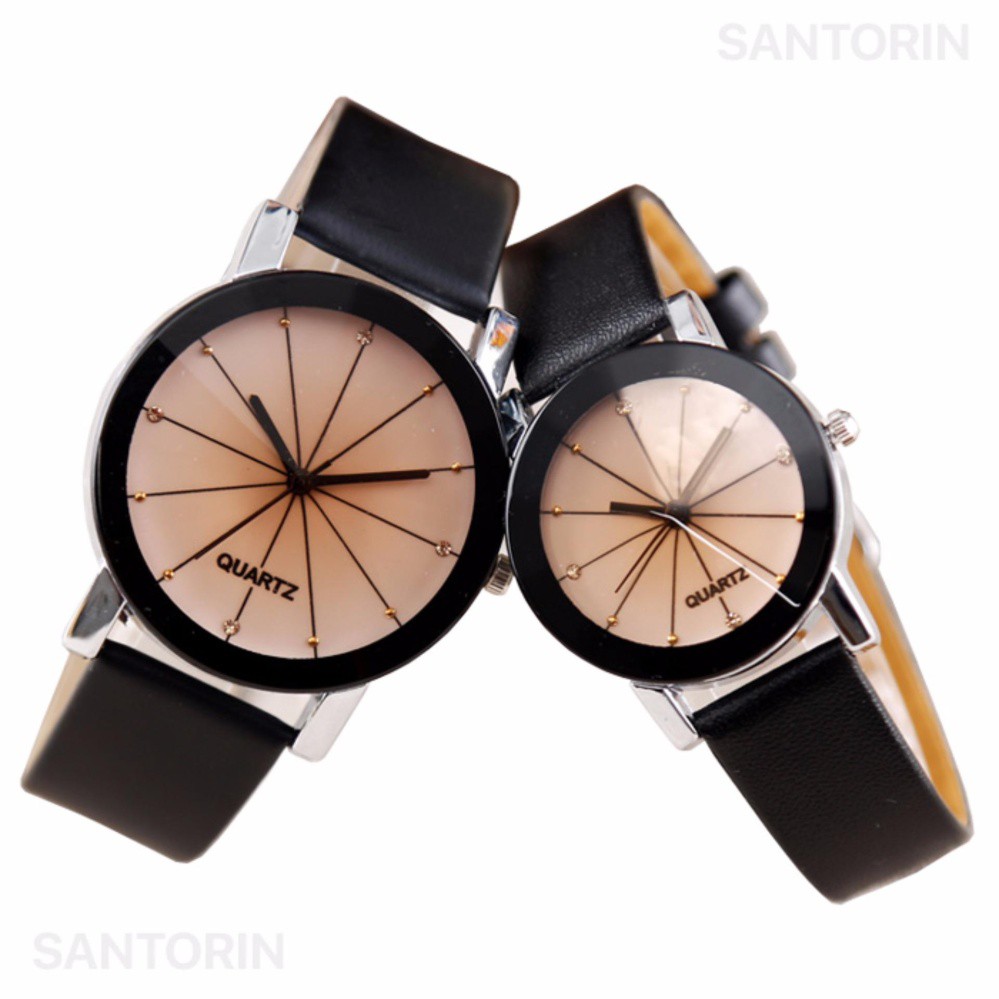 FYGALERY J110 Jam Tangan Couple Jam Analog Wanita Pasangan Fashion Kekinian-4