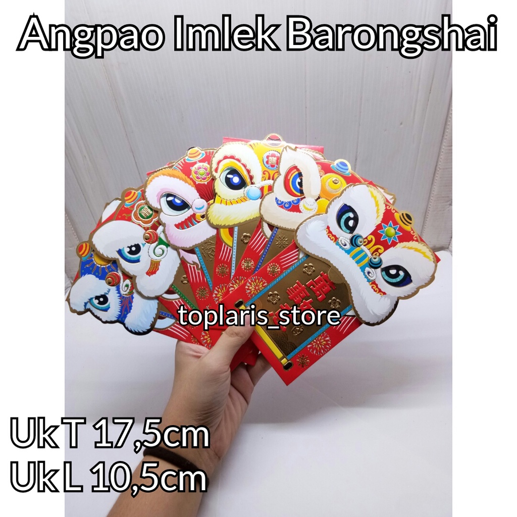 Angpao Imlek Premium Barongsai Gold Besar