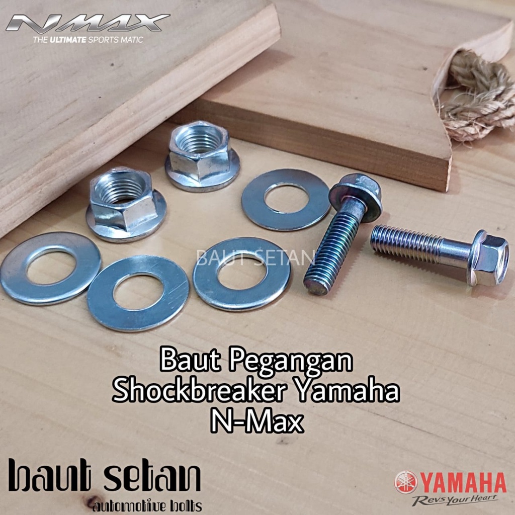 Baut set shock belakang Yamaha N-Max/baut shock belakang nmax