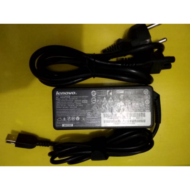 Adaptor charger lenovo kotak ori