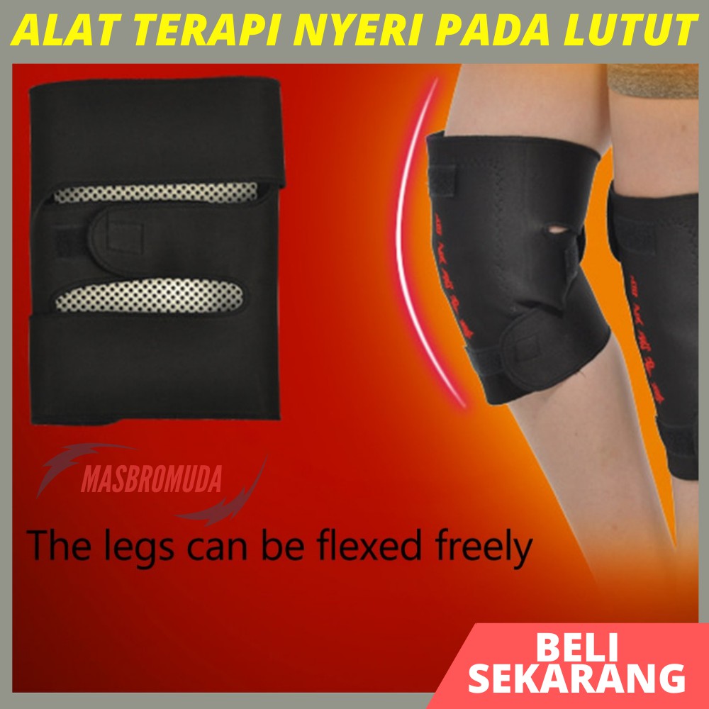 Deker Lutut Alat Terapi Lutut Magnetik Sabuk Terapi Sendi Pemanas Nyeri Lutut Dengkul Kaki 001