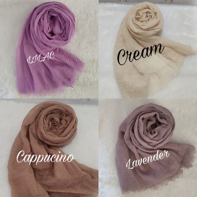 PASHMINA CRINKLE POLOS / PASHMINA CRINKLE KUSUT | PART 2