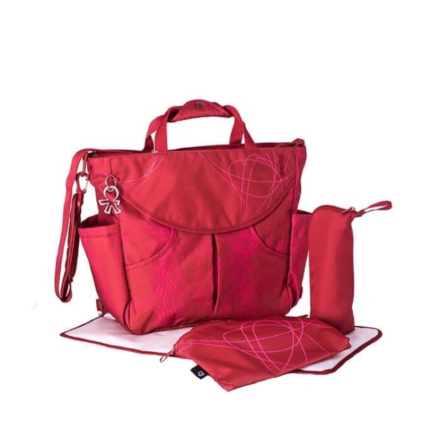 Okiedog Sumo Scribbles Red Tas Bayi