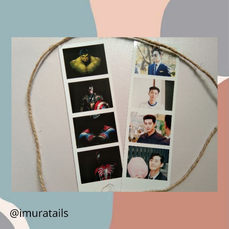 3 PCS POLAROID STRIPE 4 | PHOTOBOTH CETAK