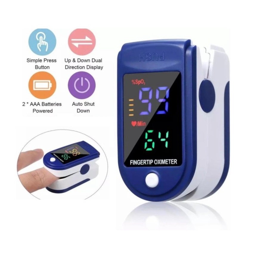 Finger Clip Pulse Oximeter SpO2 LED Full Color LK87 / Lk88