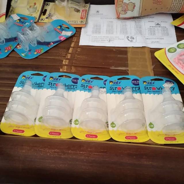 Dodo Strawberry New Generation Nipple isi 3