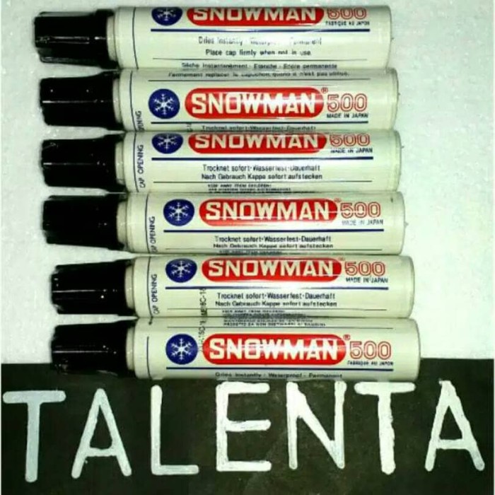 

Hemat Spidol Snowman Jumbo Permanent Bagus