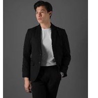 PEAZY BLAZE IN BLACK by Heymale.id