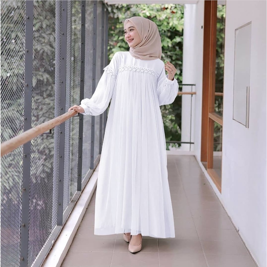 Fashion Muslim &gt; Pakaian Muslim Wanita &gt; Dress &gt; Gamis nuraini - dres dewasa