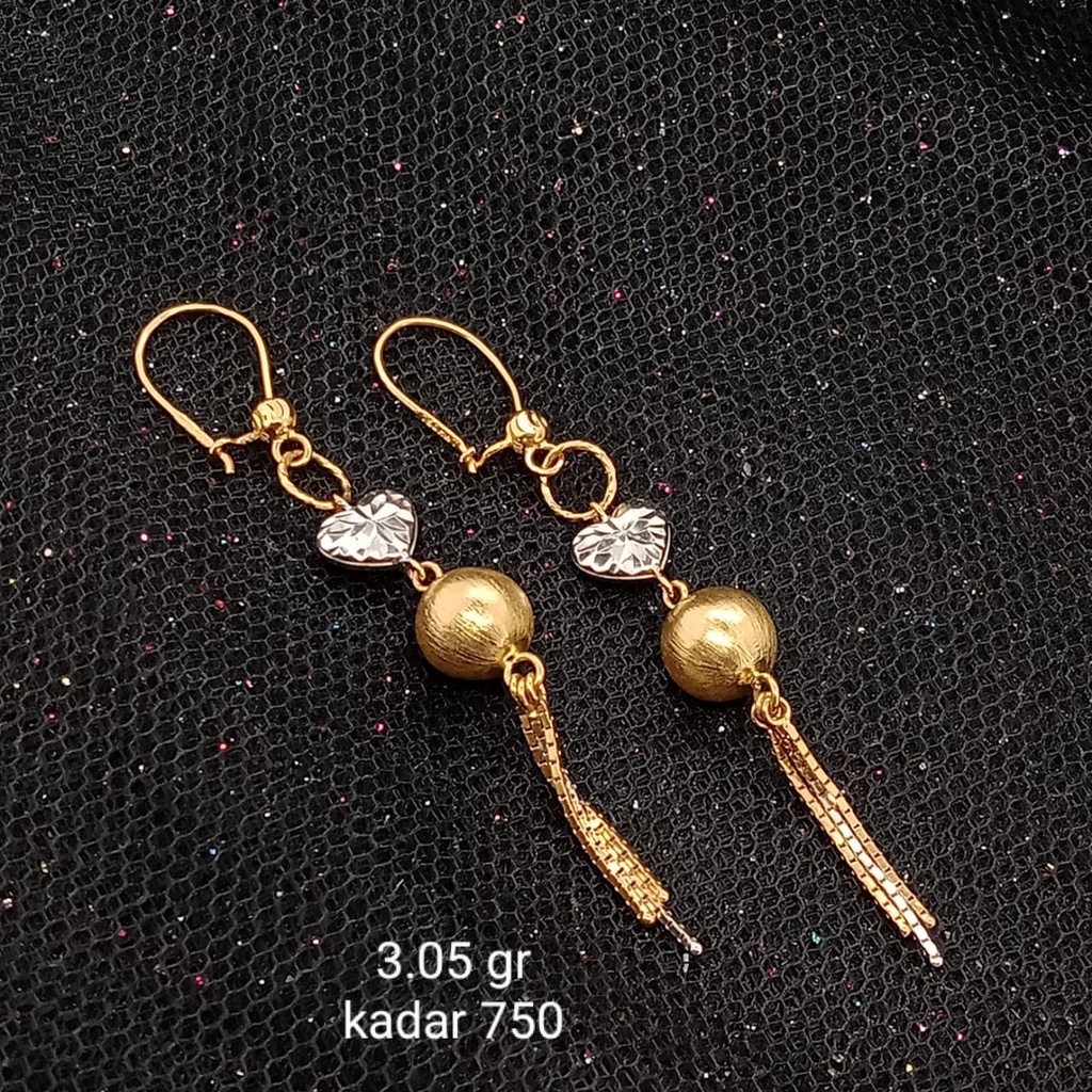 Anting Emas 17K - 3.05 gr Kadar 750 - 608