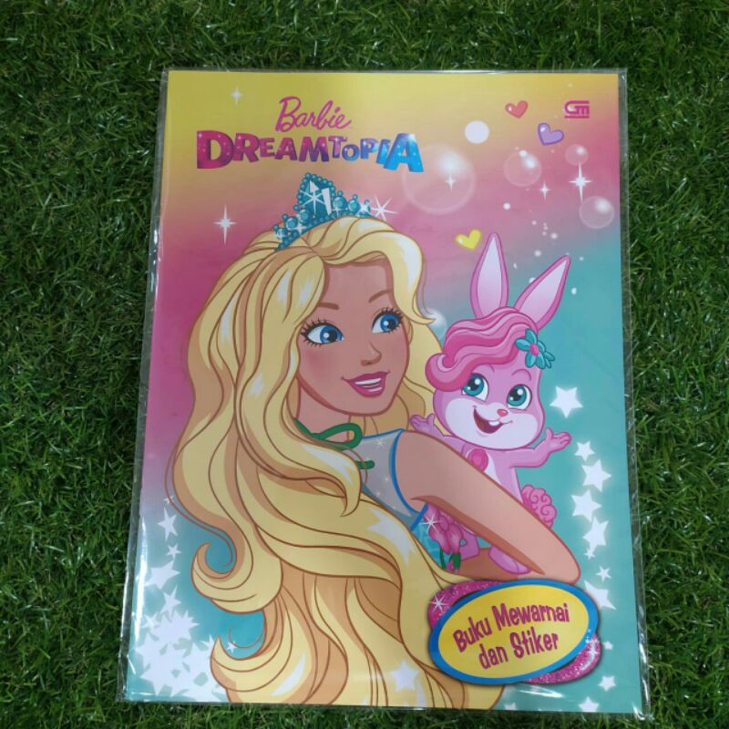 Jual BARBIE Dreamtopia: Buku Mewarnai Dan StikerBarbie Indonesia|Shopee ...