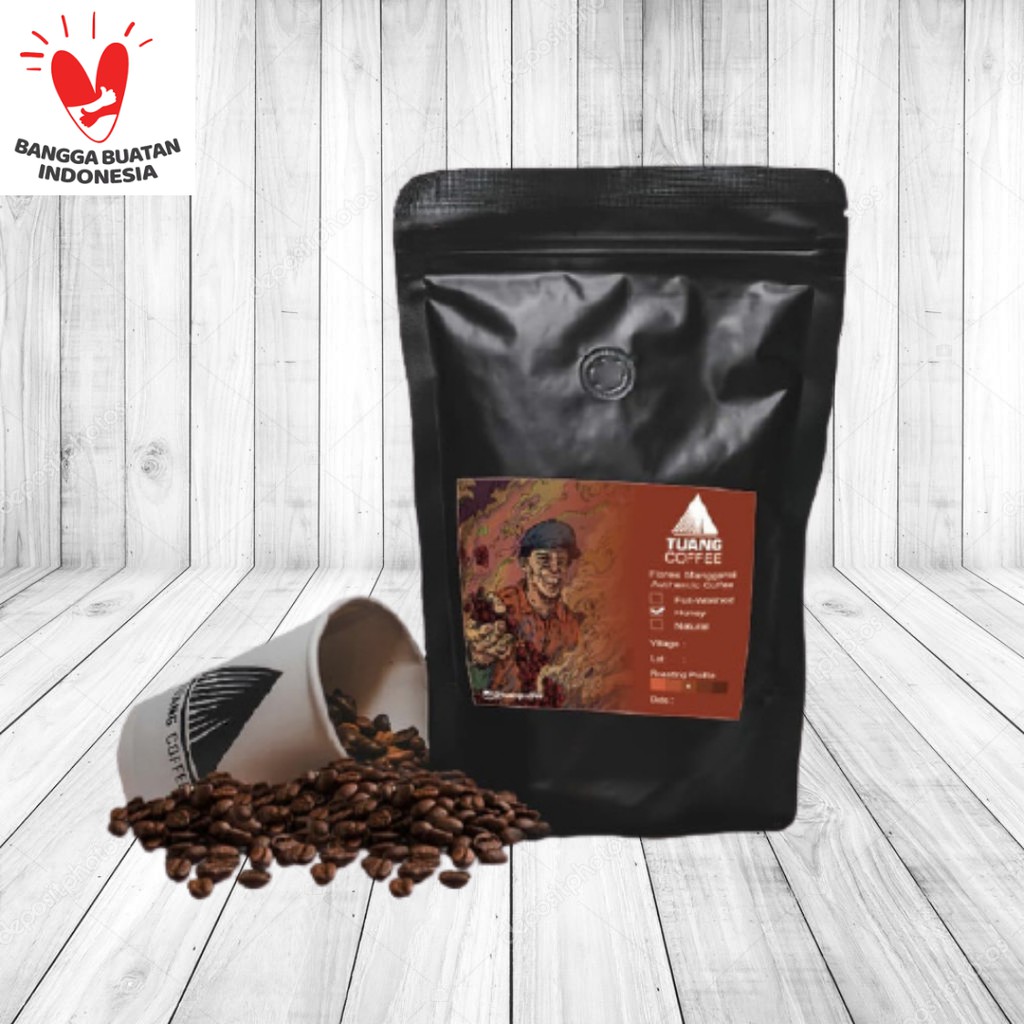 

BIJI KOPI BUBUK MURNI HONEY ARABIKA FLORES MANGGARAI SPECIALTY 1 KG