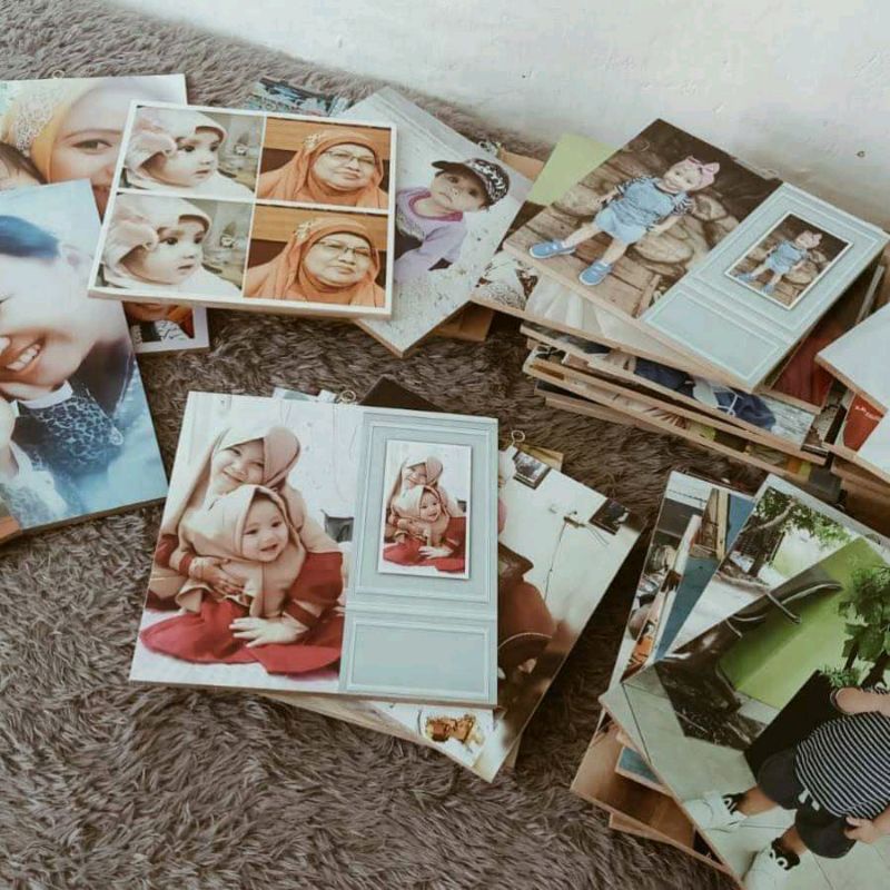 Cetak foto media papan mdf 20 x 29