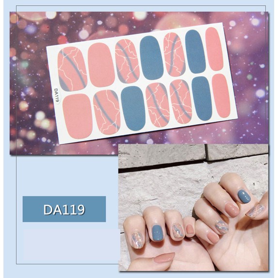 14Pcs/Stiker Kuku Murah / Nail Art Sticker / Nail Art Stiker / Nail Art &amp; Sticker DA Series Premium