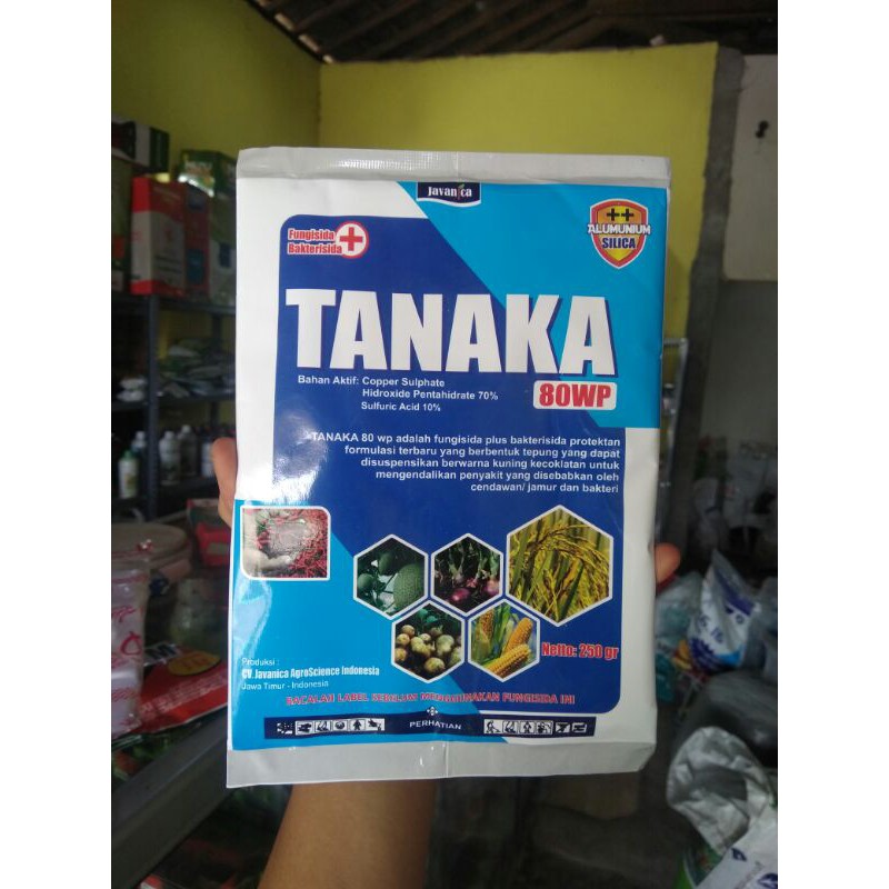 TANAKA 80WP 250GR // TANAKA FUNGISIDA DAN BAKTERISIDA