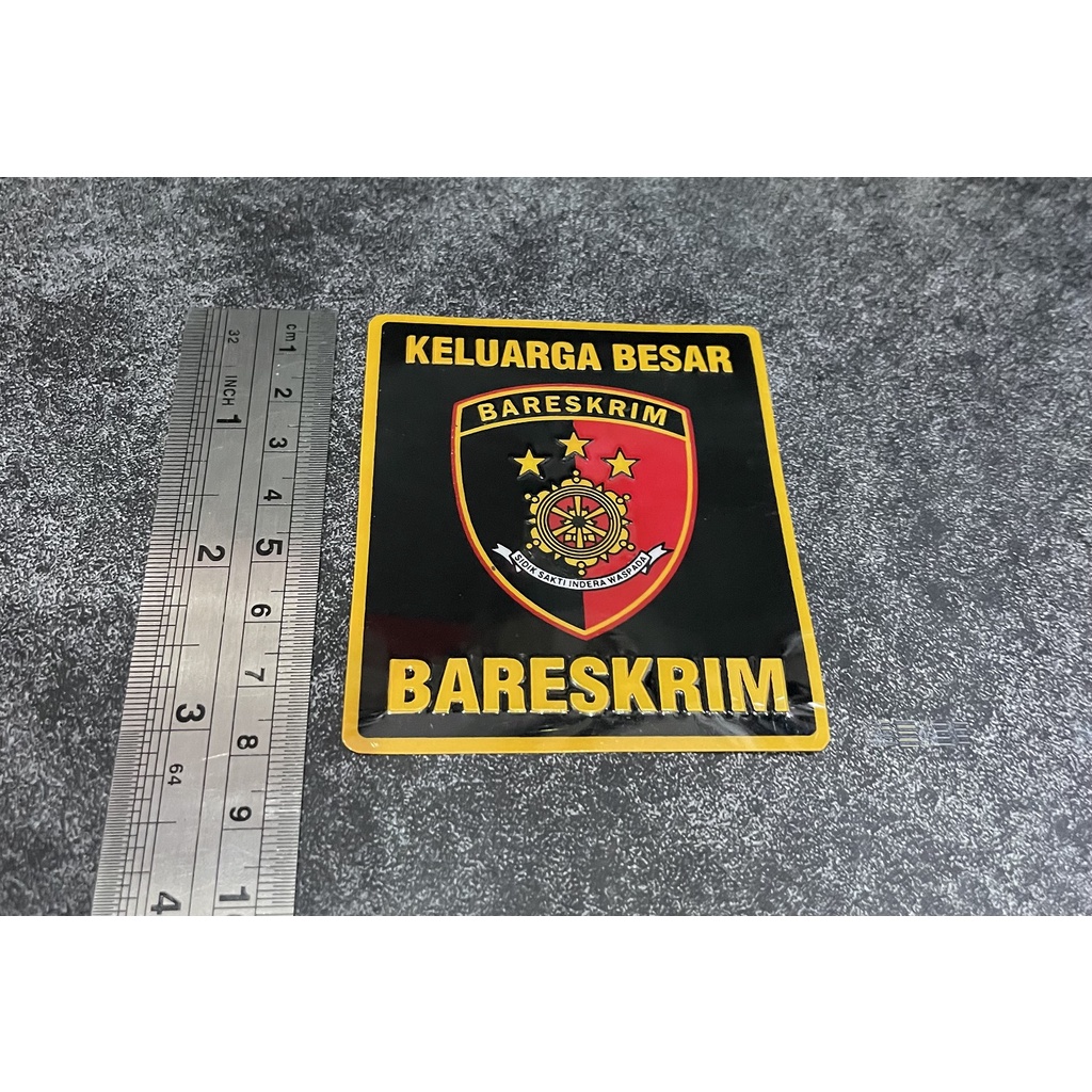 Stiker Bareskrim (Kotak) - Sticker Bareskrimum - Sticker Reskrim Mobil