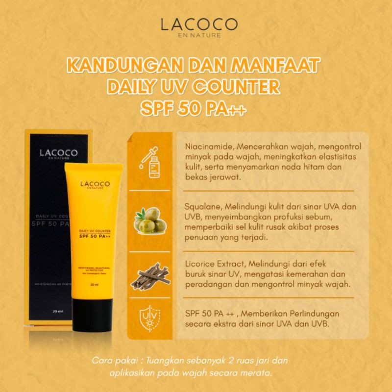 LACOCO SUNSCREEN NASA SPF50 PA++