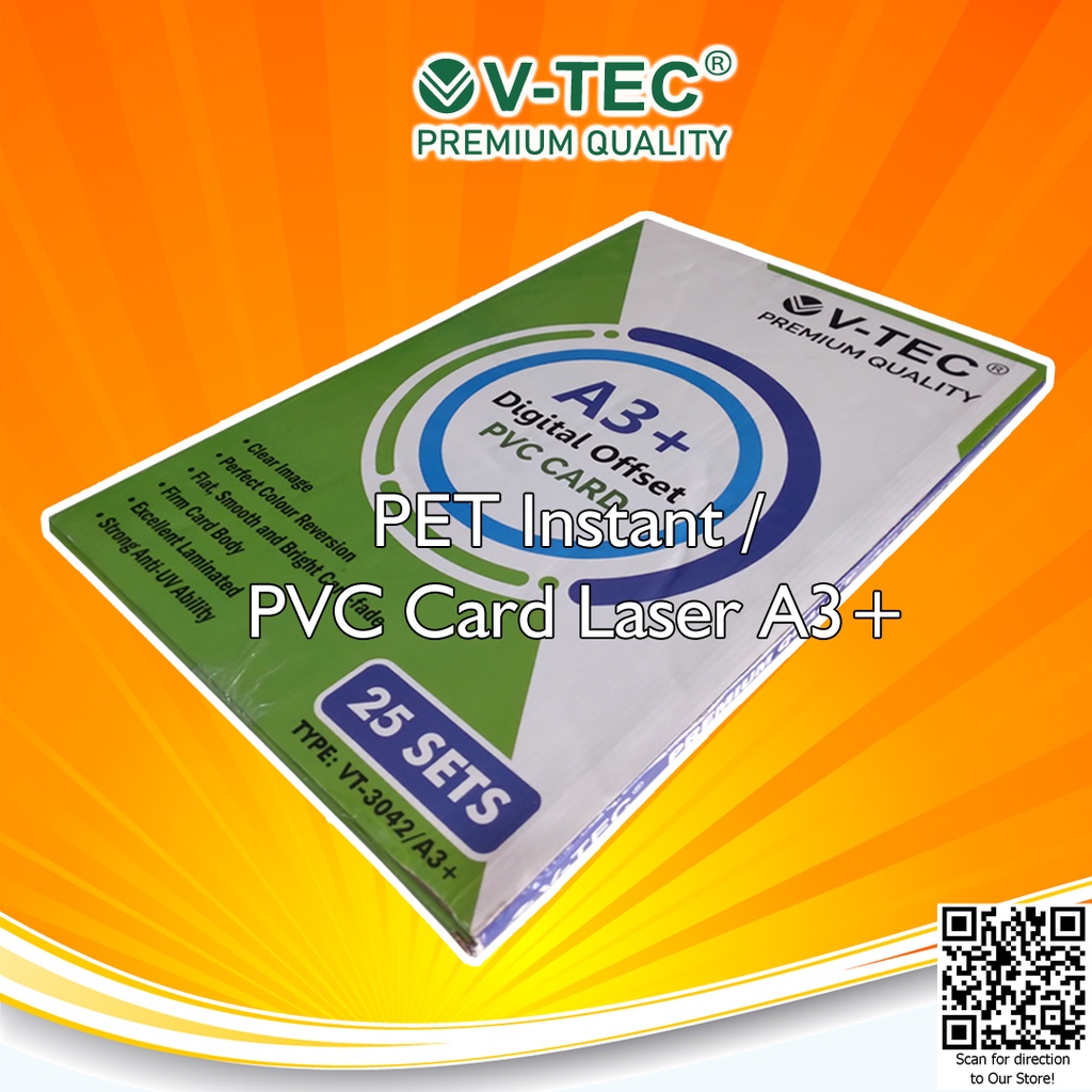 Repack 5 Set - QUANTAC PENTA dan VTEC PVC ID CARD Instant Digital Print Laser Toner A3+  Kartu Anggota / ATM / Member Card