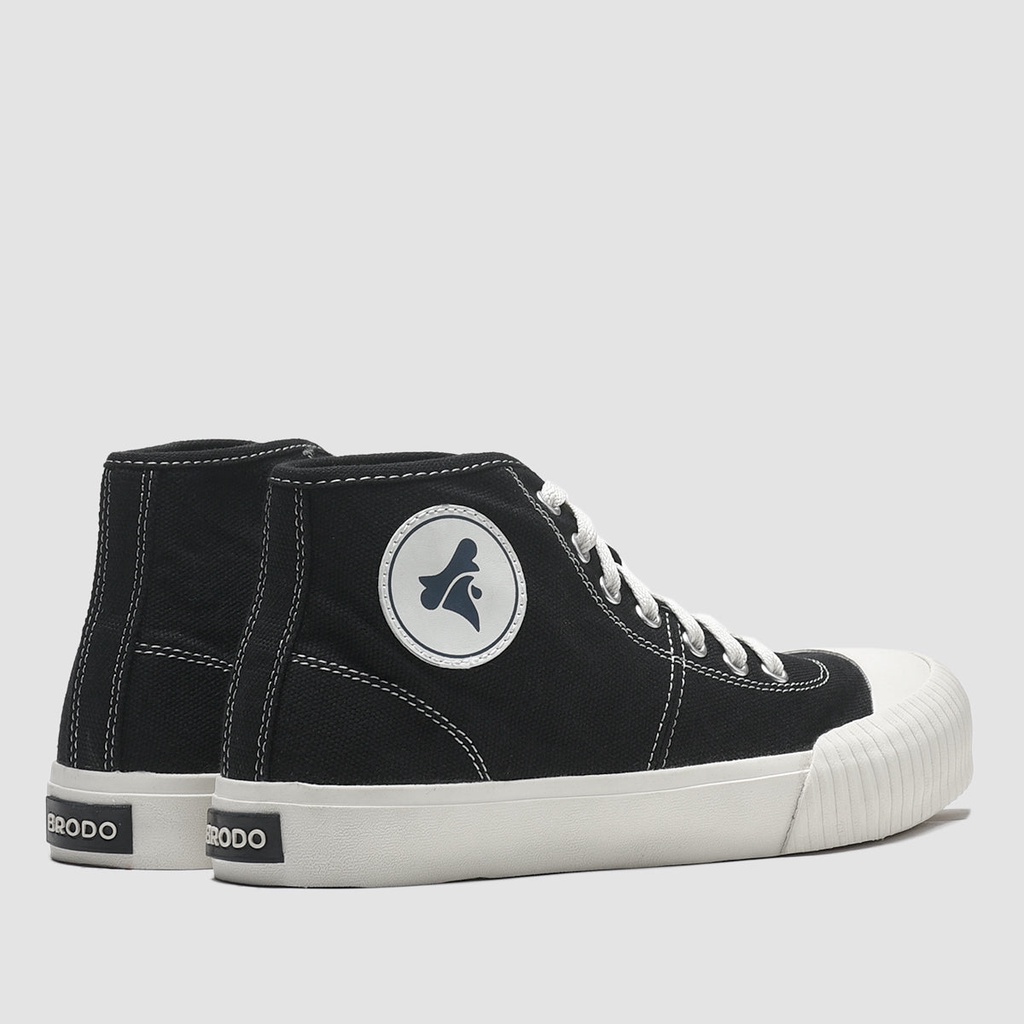 Sepatu Brodo Vulcan Hi Series [Black White/Olive/Navy/White Gum]-1