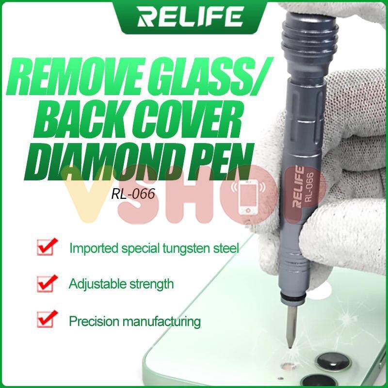 REMOVE GLASS BACK COVER DIAMOND PEN RELIFE RL-066