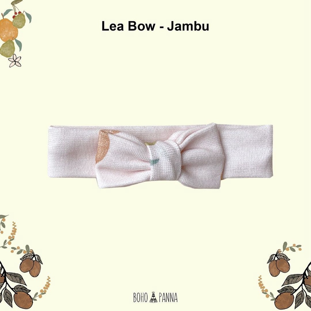 BOHOPANNA Lea Bow Print  Bandana Pita Kecil Bayi Motif