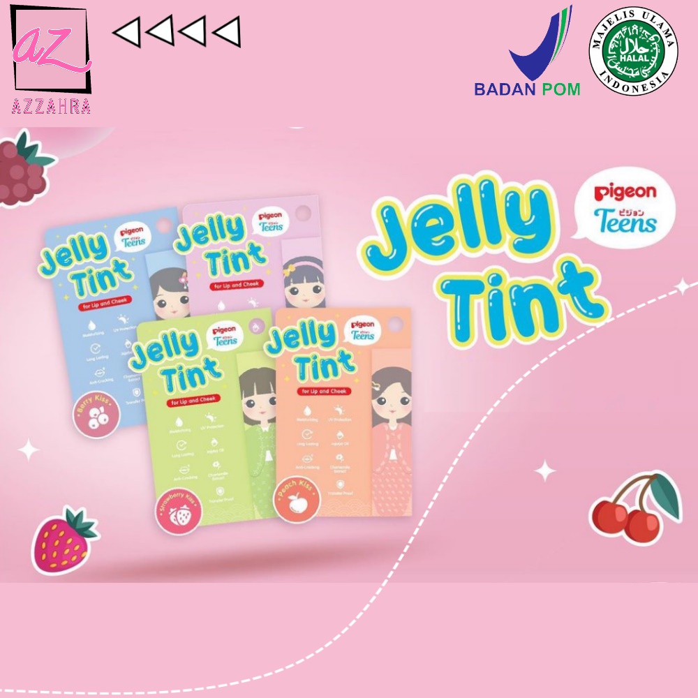 PIGEON Teens Jelly Tint/Lip Tint Remaja [For Lip and Cheek] - 2,2gr ORIGINAL BPOM