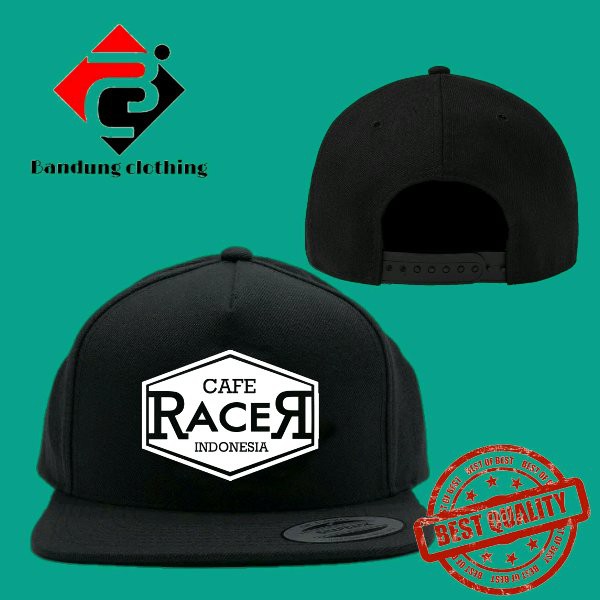 Topi snapback cafe racer racing simple keren