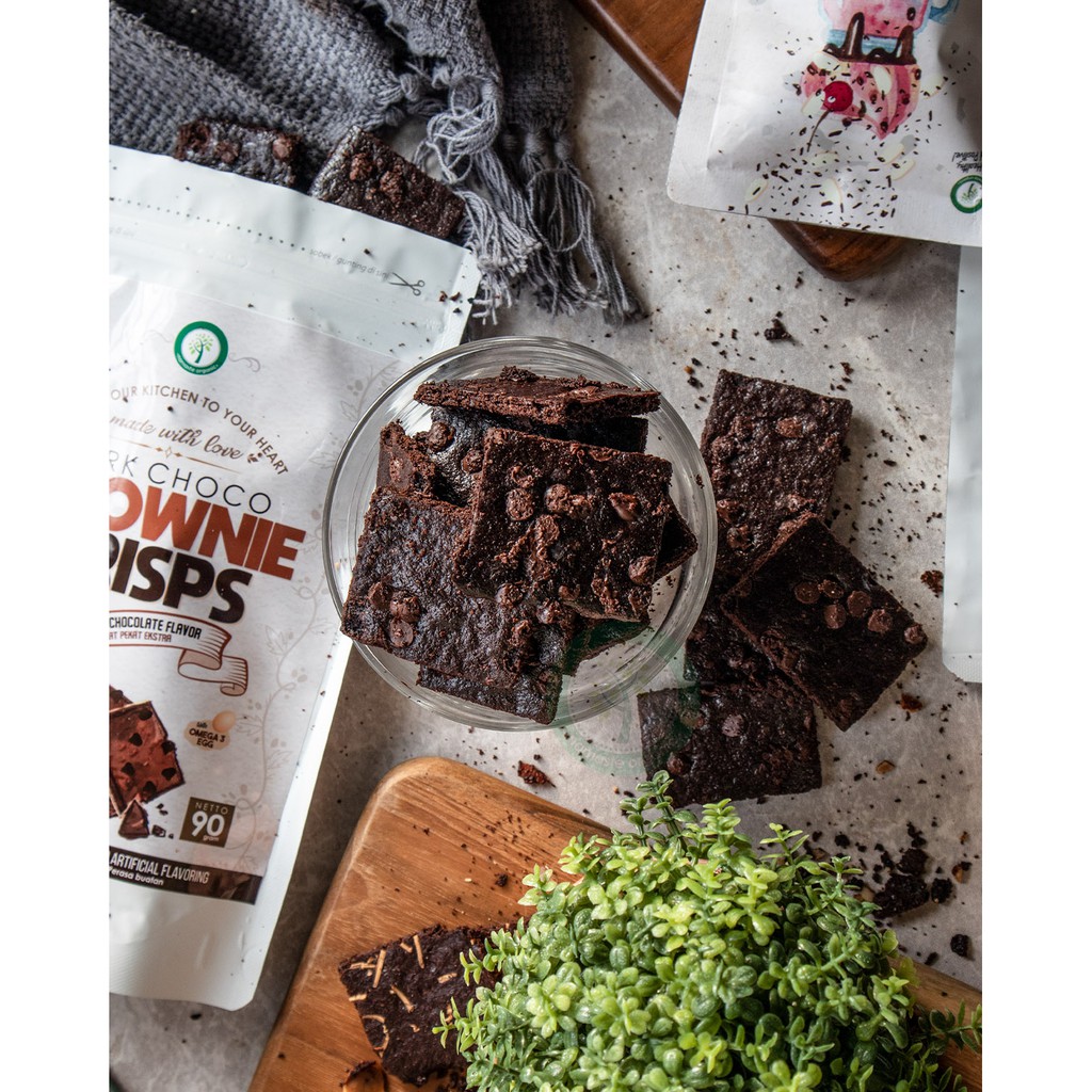 

RK60 DARK CHOCO BROWNIE CRISPS - WITH EXTRA CHOCO CHIPS 90GR