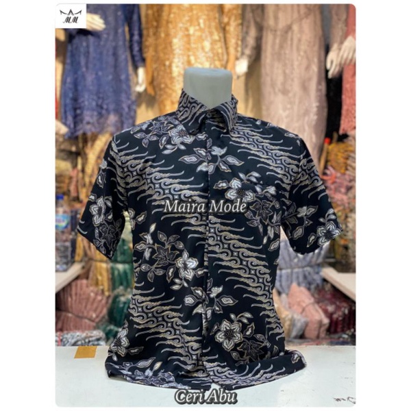 COD//KEMEJA BATIK//KEMEJA BATIK LENGAN PENDEK//KEMEJA BATIK COUPLE HITAM, PUTIH//TERLARIS