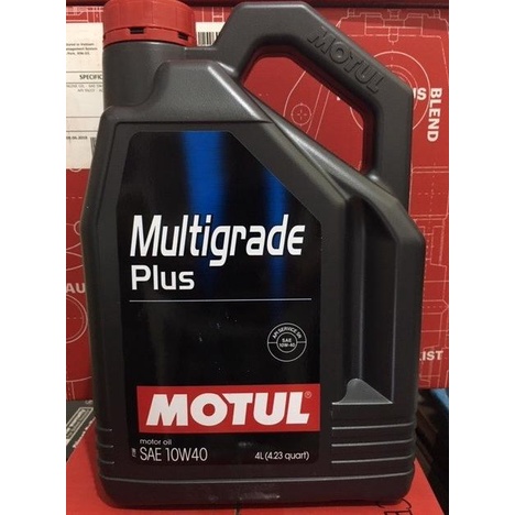 BIGSALE Oli Motul mobil Multi grade Plus SAE 10W40 - Kemasan 4 Liter