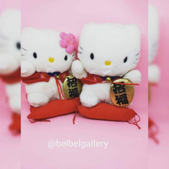 Boneka hello kitty couple lucky chinese