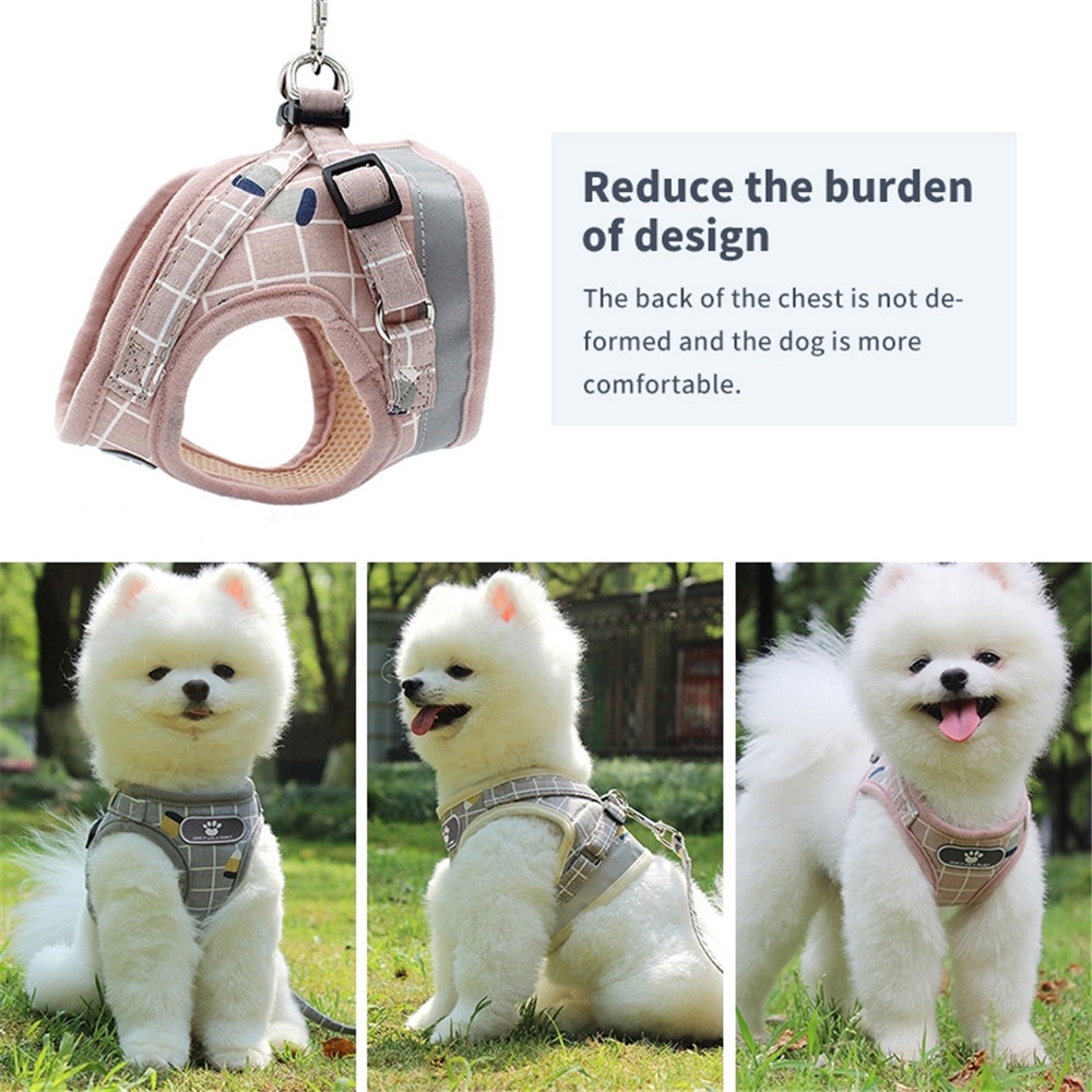 Tali Hewan Peliharaan Jenis Rompi Anjing Kecil | Puppy Harness 1.5-10kg