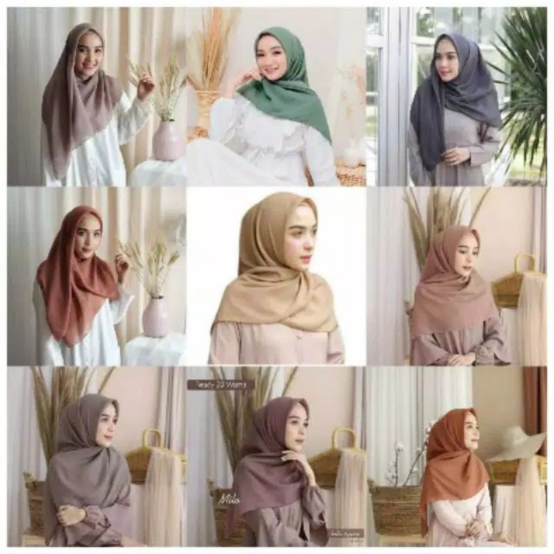 HARGA GROSIR  (BISA COD) JILBAB SEGI4 BELLA SQUARE / JILBAB POLOS / BELLA SQUAR / SAUDIA RAWIS