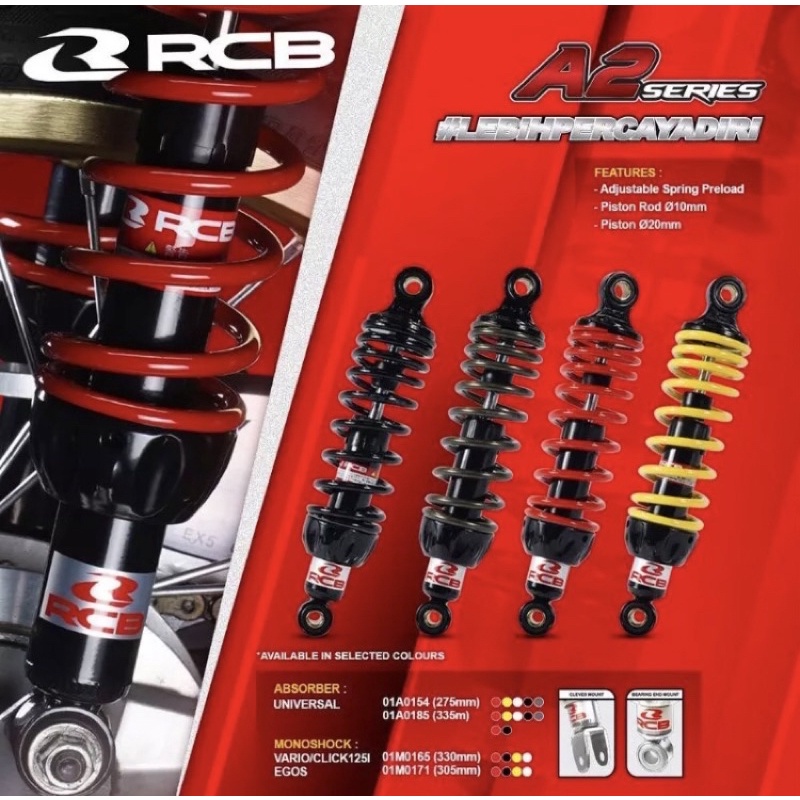 SHOCKBREAKER RCB MOTOR TYPE A2 SERIES