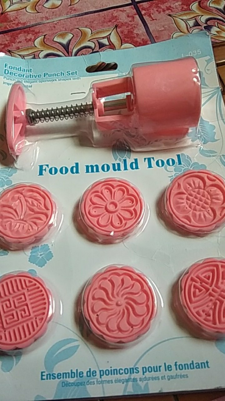 Cetakan Kue Mooncake / Fondant Decorative Punch Set
