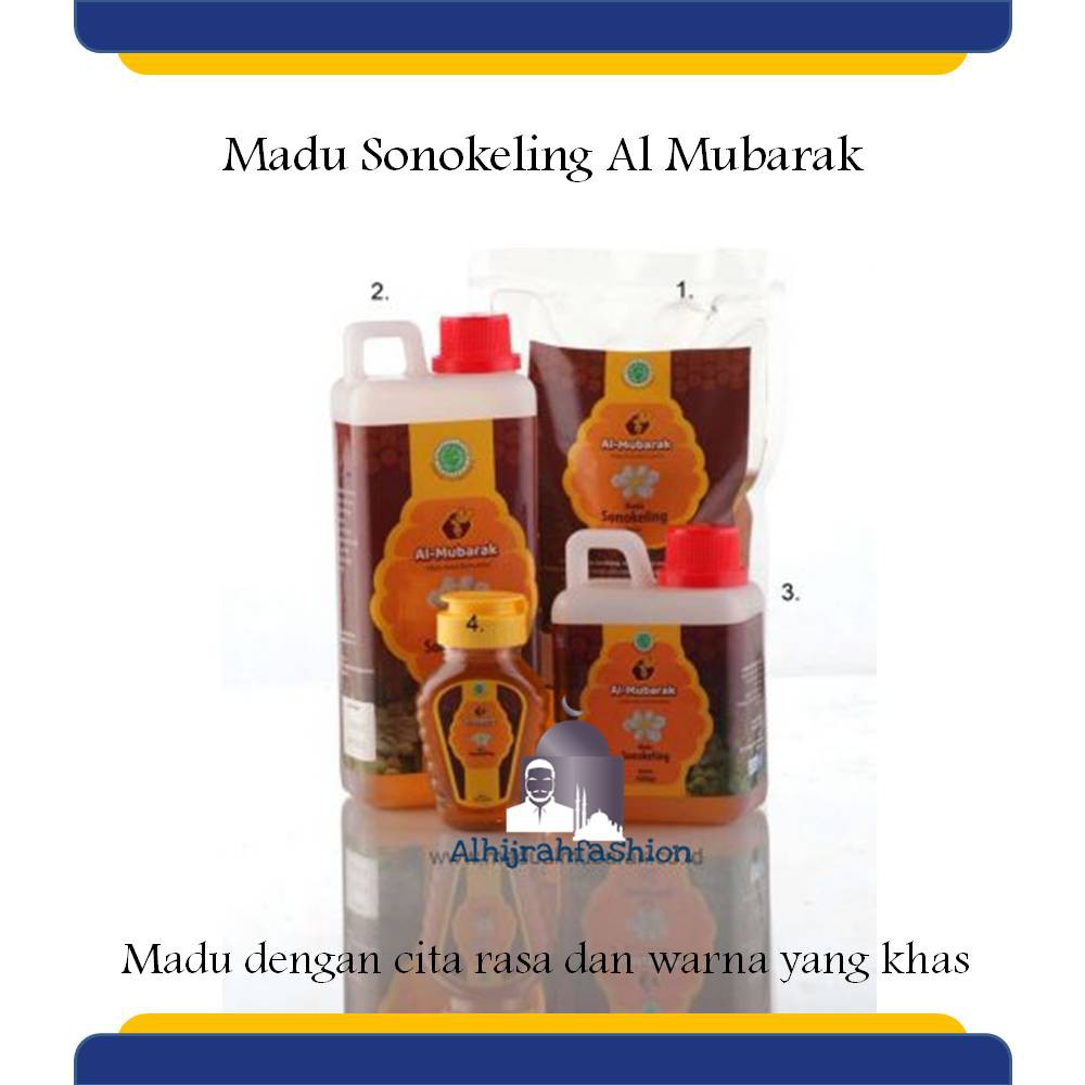 

Madu Sonokeling Al Mubarak isi 1kg Madu Murni Madu Asli
