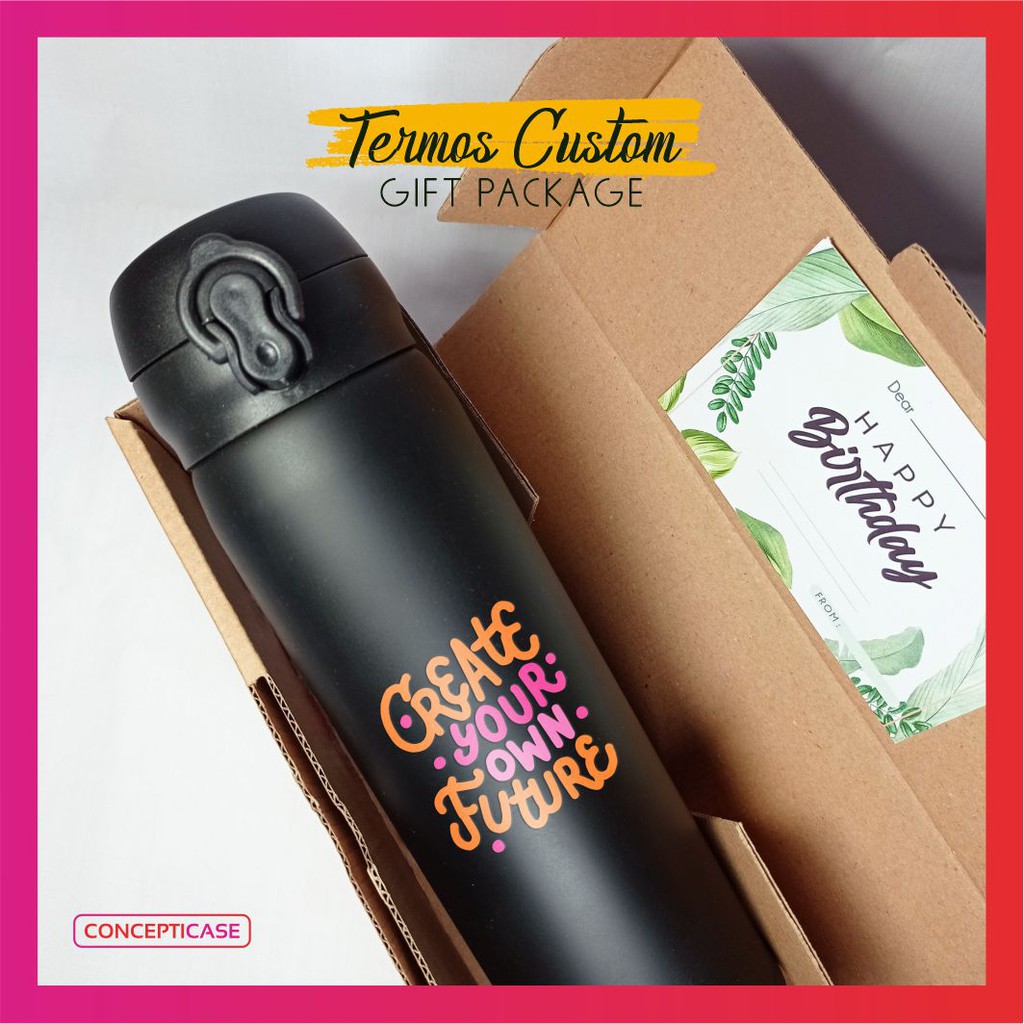 TUMBLER STAINLESS TERMOS NIAGARA PRINT CUSTOM HALF PRINT ATAU 1 SISI