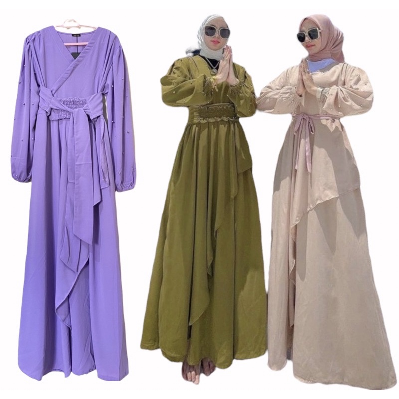SALE GAMIS MURAH GAMIS LEBARAN GAMIS POLOS EXTU FREE BELT BAHAN PREMIUMM EXTU LIMITED EDITION
