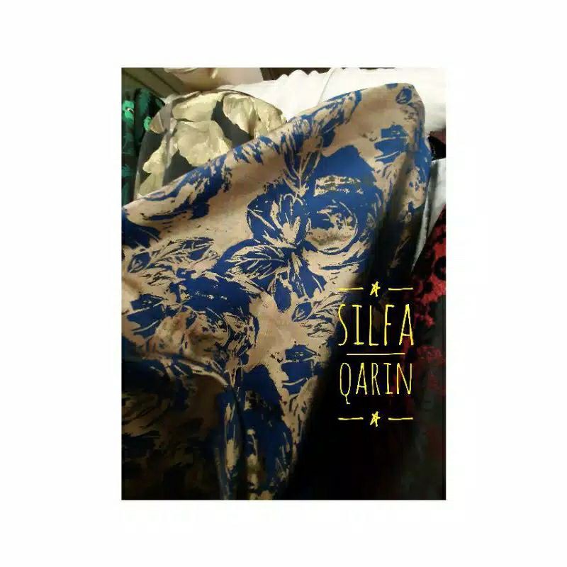 Kain Jaguar Embos Metalic_Jaguar Embos Import_Bahan dress/Gaun