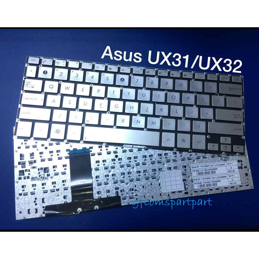 Keyboard ASUS BX32 UX31 UX31E UX31A UX32 UX32A UX32VD UX42VS Series PK130SP1A00 9Z.N8JBU.G01