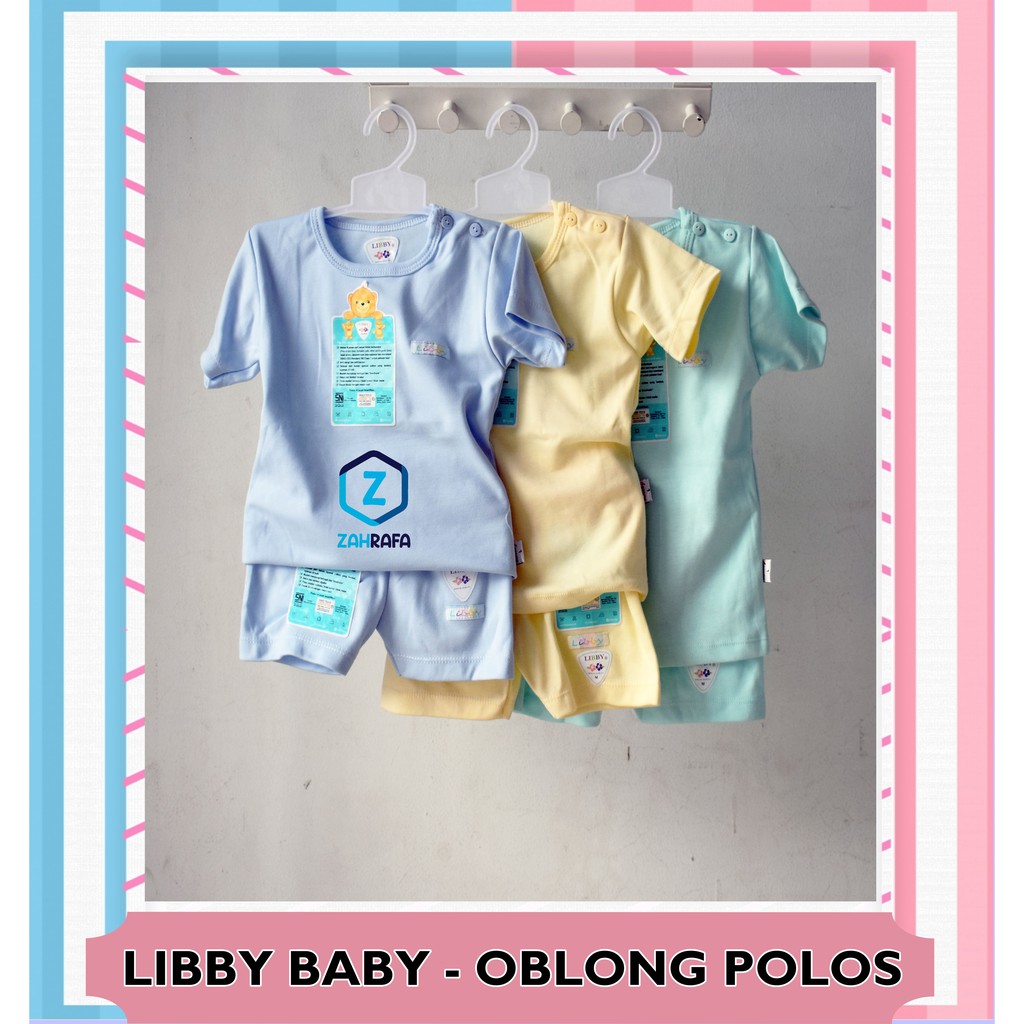  Libby  Baby  Setelan Pendek Baju  Kaos Oblong Bayi  Anak  Warna 