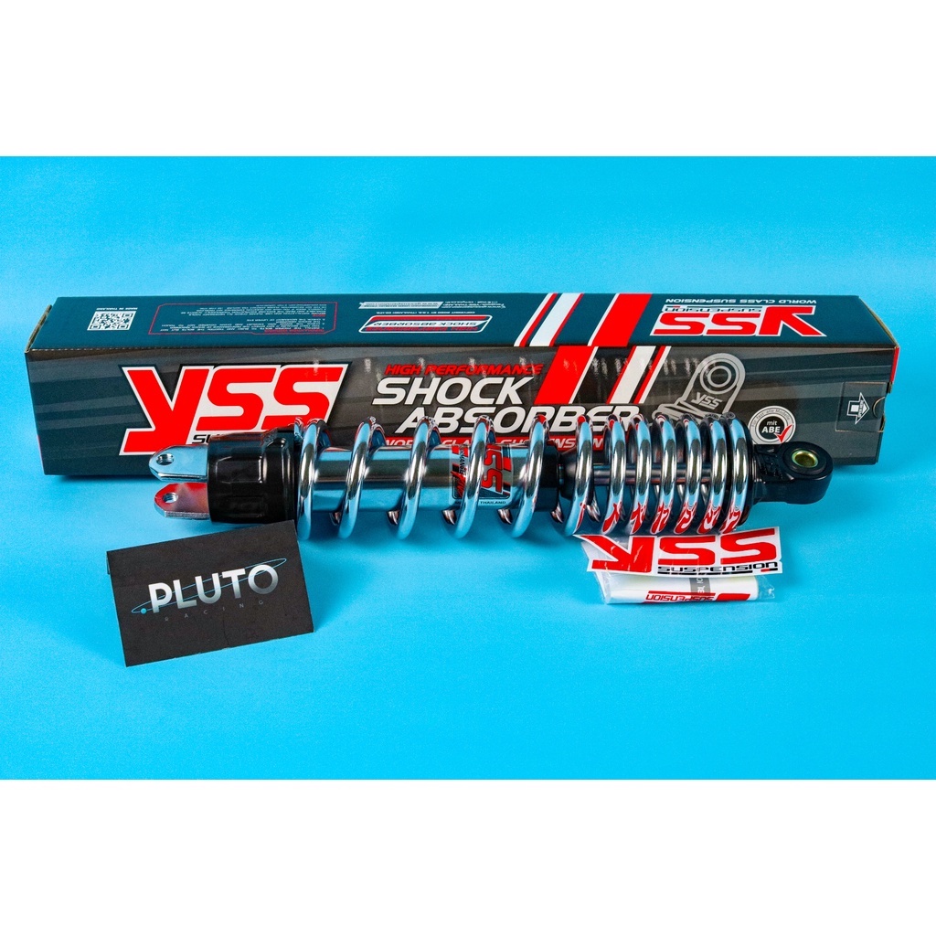 Shock YSS New Pro ZR 330 MM - Vario 110 / Vario 125 / Vario 150 - New Scoopy Fi CHROME/CHROME
