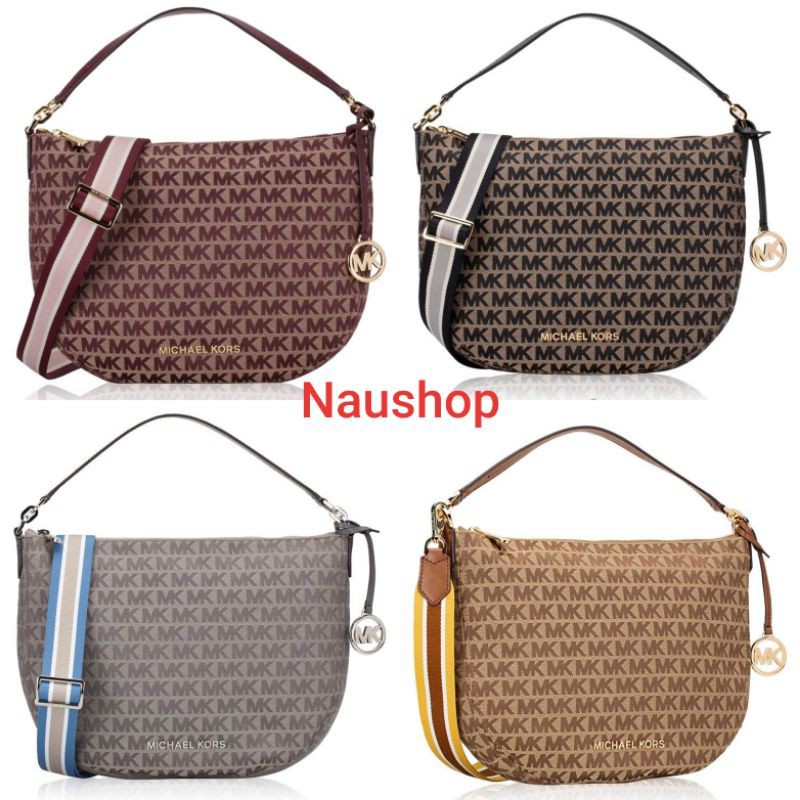 Tas MK Michael Kors bedford crescent shoulder sign ebony original